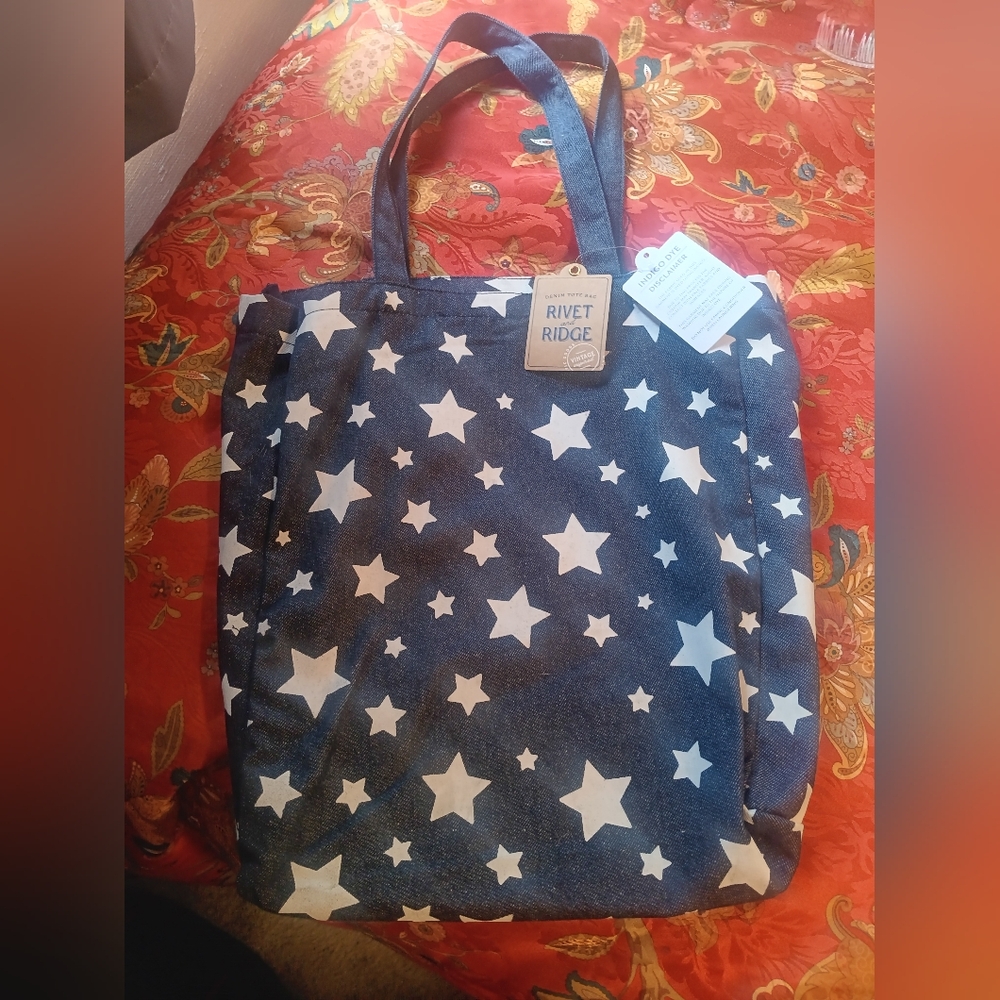 Blue Star Tote Bag